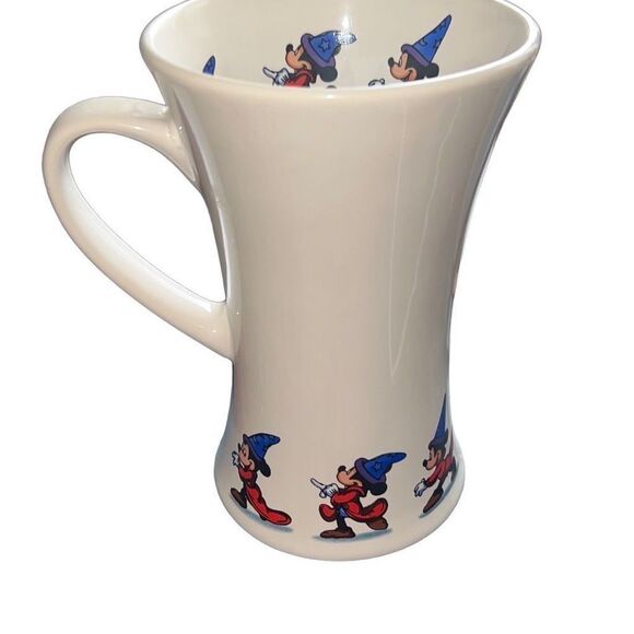 Disney Fantasia Mickey Mouse Sorcerers Apprentice Wizard Fantasia Tall Large Mug - Picture 11 of 13